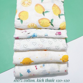 Khăn tắm aden cotton 1m2x1m2 - ảnh sản phẩm 2