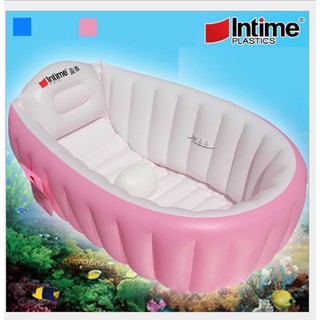 Chậu tắm cho bé intime, loại bơm hơi tiện dụng