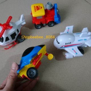 Set 4 ôtô phương tiện giao thông cho bé