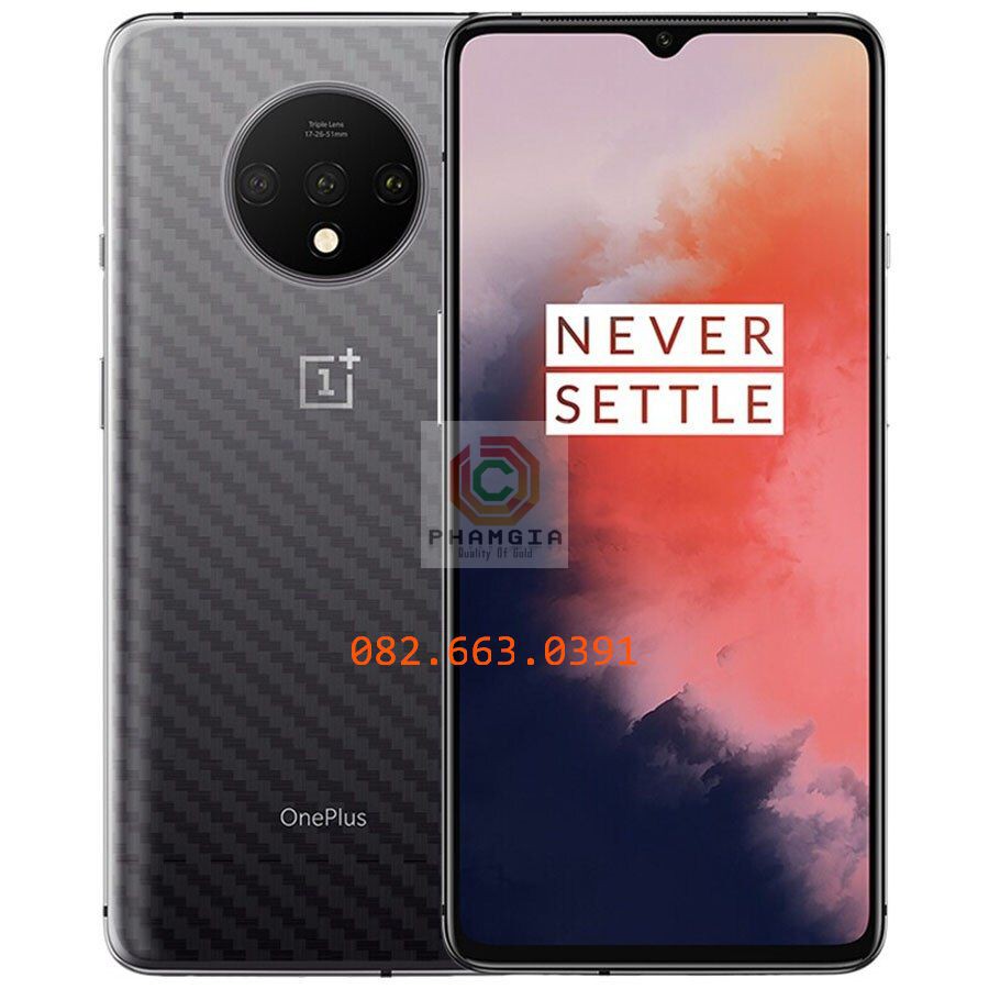 Miếng dán mặt lưng skin carbon Oneplus 7T