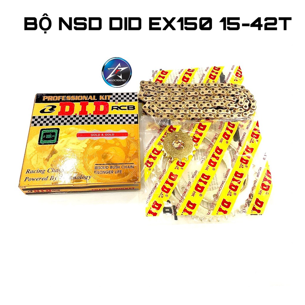 BỘ NHÔNG SÊN DĨA DID CHO EXCITER 150