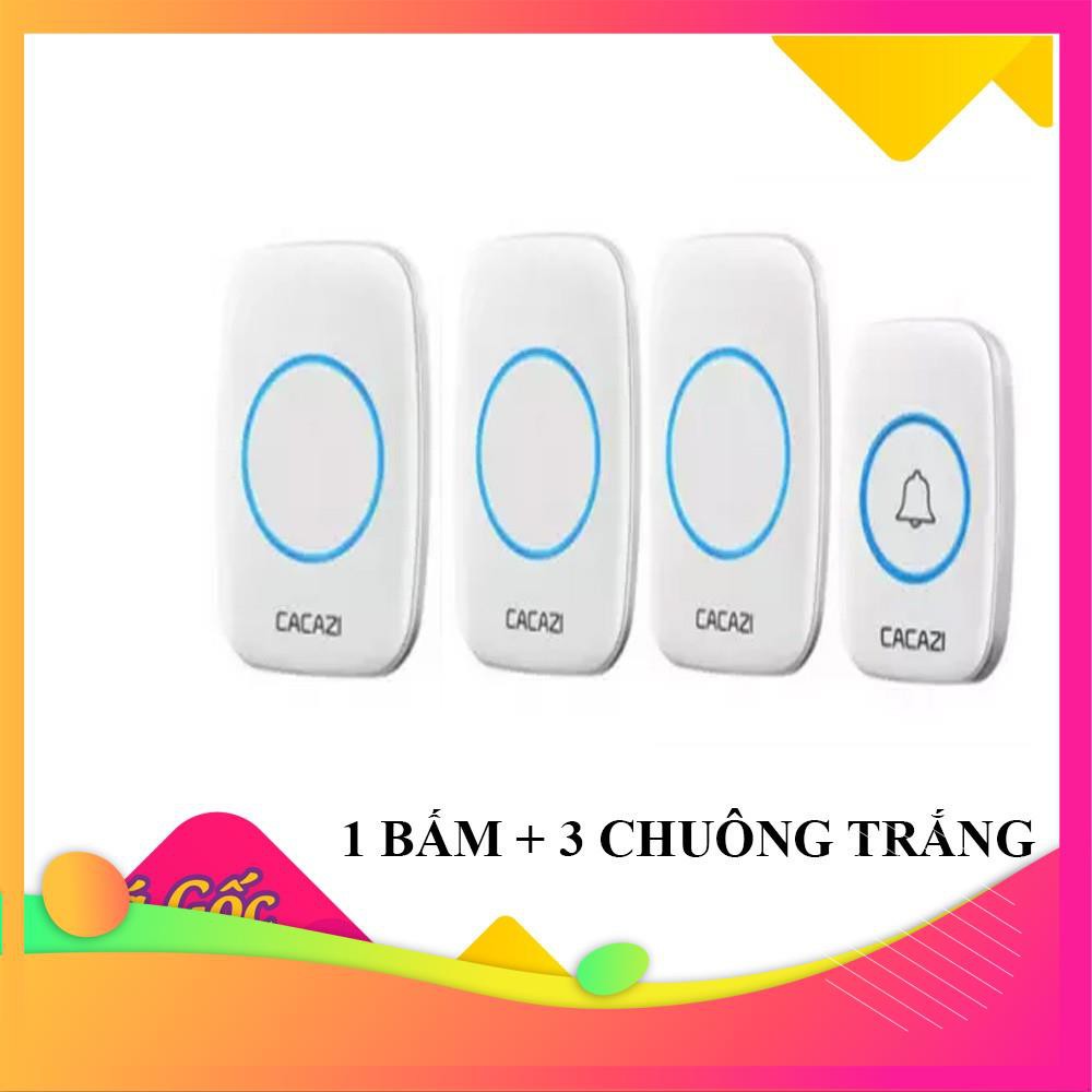 Chuông cửa không dây Cacazi A10 -  36 kiểu nhạc chuông, bảo hành 1 đổi 1 trong 3 tháng - Chống Nước HG1307