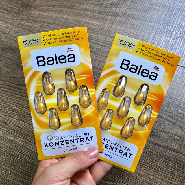 Viên nang Balea Q10 Anti falten konzentrat chống lão hoá hàng nội địa Đức