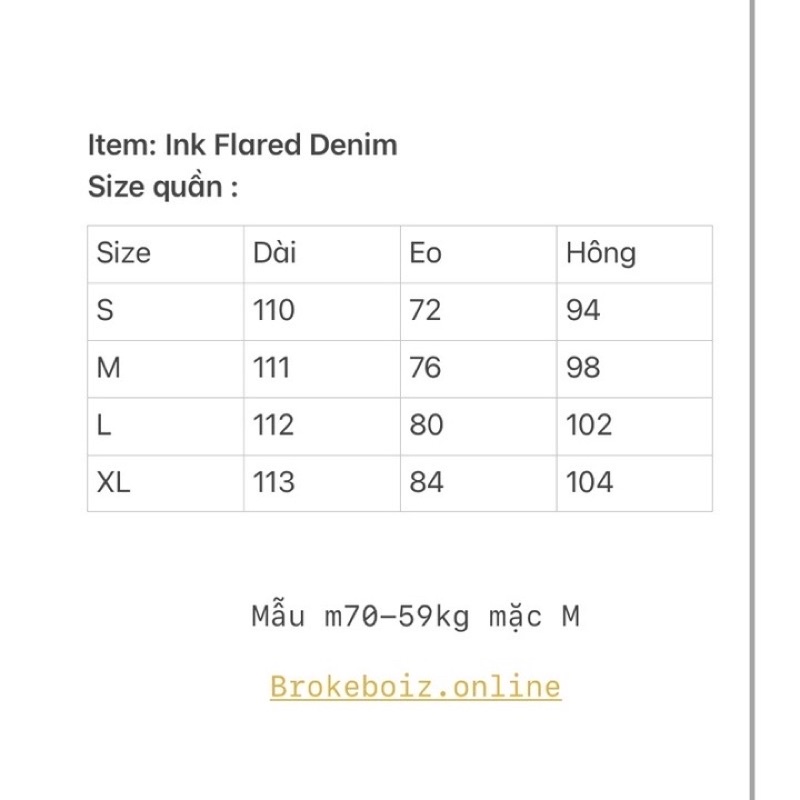 Quần jeans vảy sơn ống loe gallery dept VIBE | BigBuy360 - bigbuy360.vn