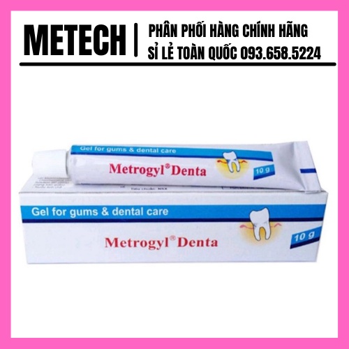 Combo 3 tuýp Gel Vệ Sinh Miệng Metrogyl Denta