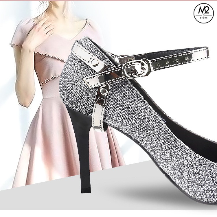 Quai giày chữ Y thời trang giúp chống tuột, rớt gót khi mang giày cao gót, dép cao gót QG02