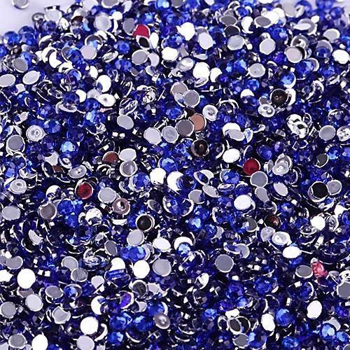 2000 hạt đá bằng nhựa resin 3mm tự trang trí