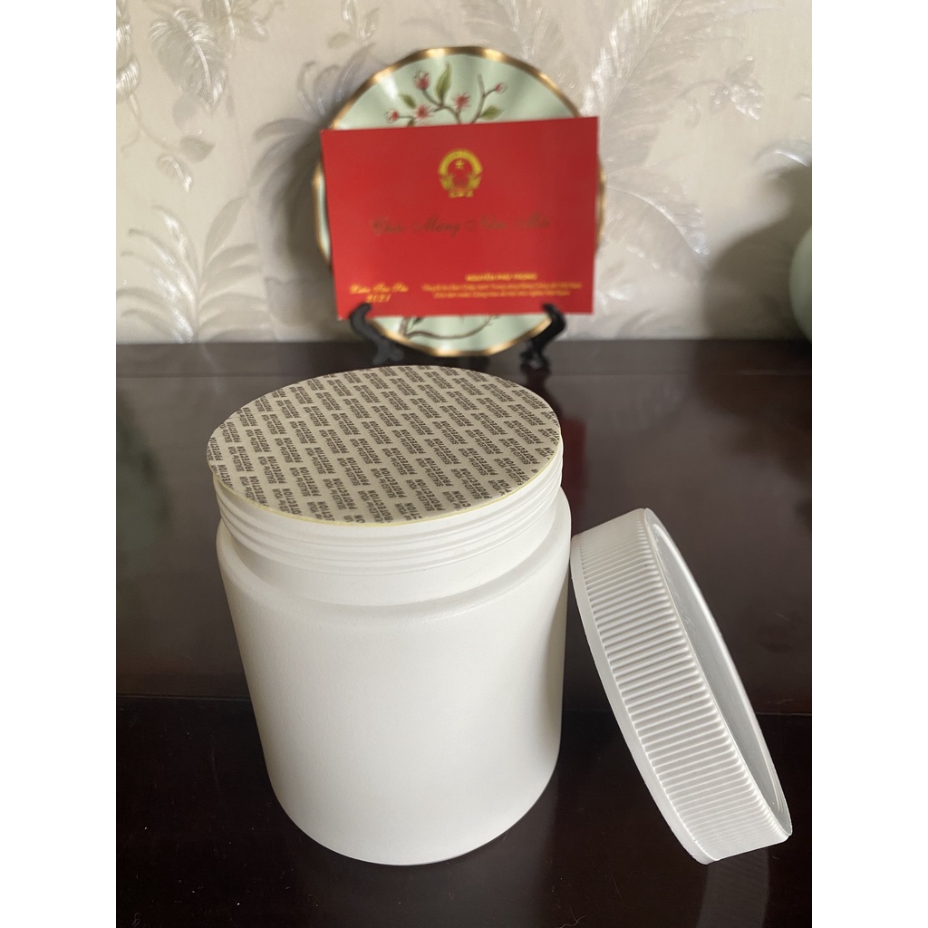 Hũ nhựa HDPE 300gr  màu trắng sứ