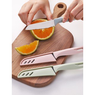 Dao gọt hoa quả có nắp an toàn, dao gọt trái cây chất liệu thép không gỉ
