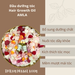 🌿Thilam Herbal Room🌿 Dầu dưỡng kích mọc tóc handmade / Hair Growth Oil - AMLA