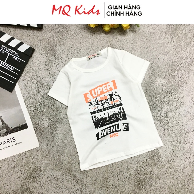 Áo size đại in bé trai 21_40Kg💥BIG SIZE 💥 Áo phông tay lỡ trẻ em chất mềm mịn