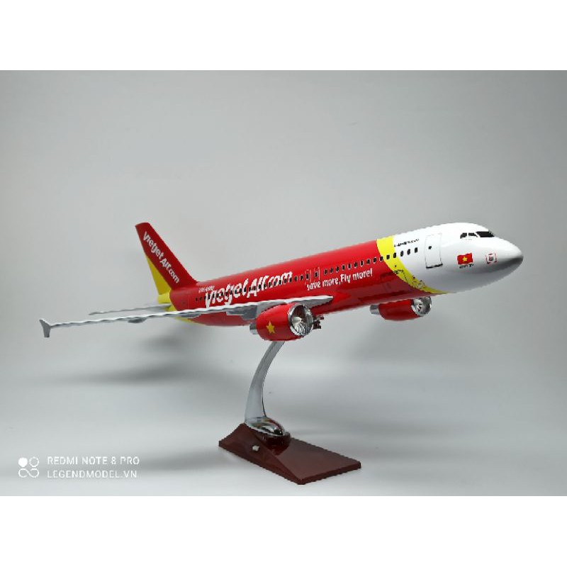 Mô hình máy bay Vietjet Air 47cm