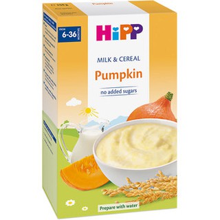Bột hipp sữa và rau củ dinh dưỡng - bí đỏ 6m 250g