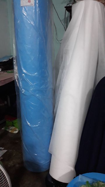 10m Vải không dệt may khẩu trang y tế khổ 1m6 chất dày | BigBuy360 - bigbuy360.vn