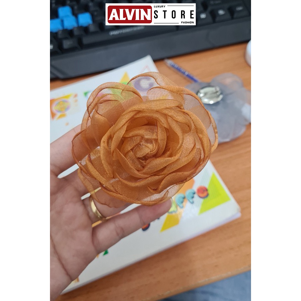 Hoa Cài Áo Hình Bông Tường Vy Tag Hoa Cài Váy Đầm Sang Trọng Alvin Store 90001