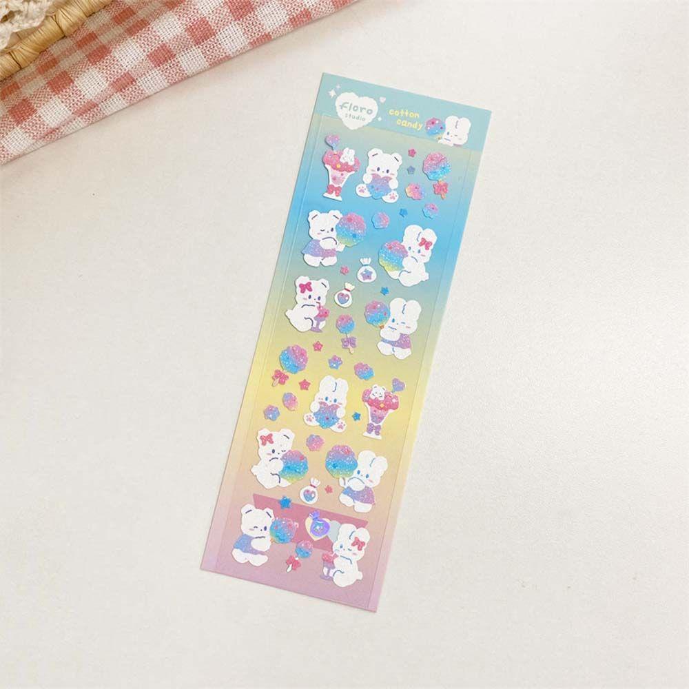 1 Tấm Sticker Dán Trang Trí Sổ Tay / Nhật Ký Hình Ngôi Làng / Động Vật Hoạt Hình Nghệ Thuật DIY