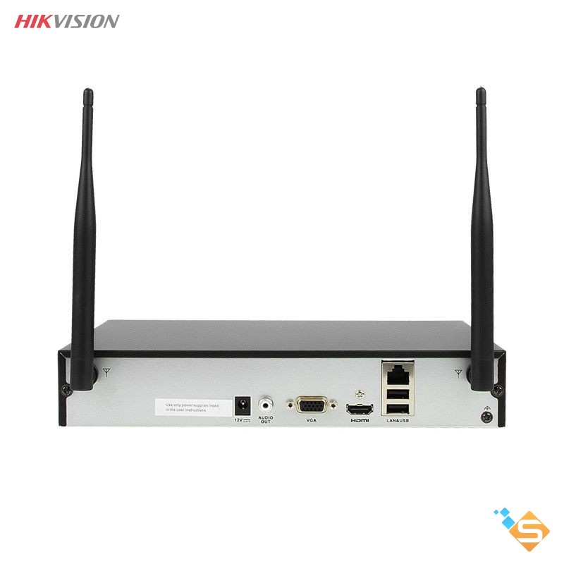 Bộ Kit Camera WiFi Ngoài Trời HIKVISION NK42W0H 4 Camera WiFi 2MP &amp; 1 Đầu Ghi - Bảo Hành Chính Hãng 2 Năm