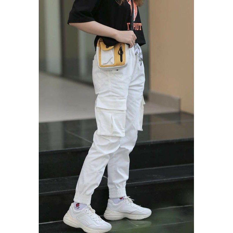 ❖♝❀Quần Jogger Kaki TÚI HỘP MÀU TRẮNG , MADE BY F.O.F