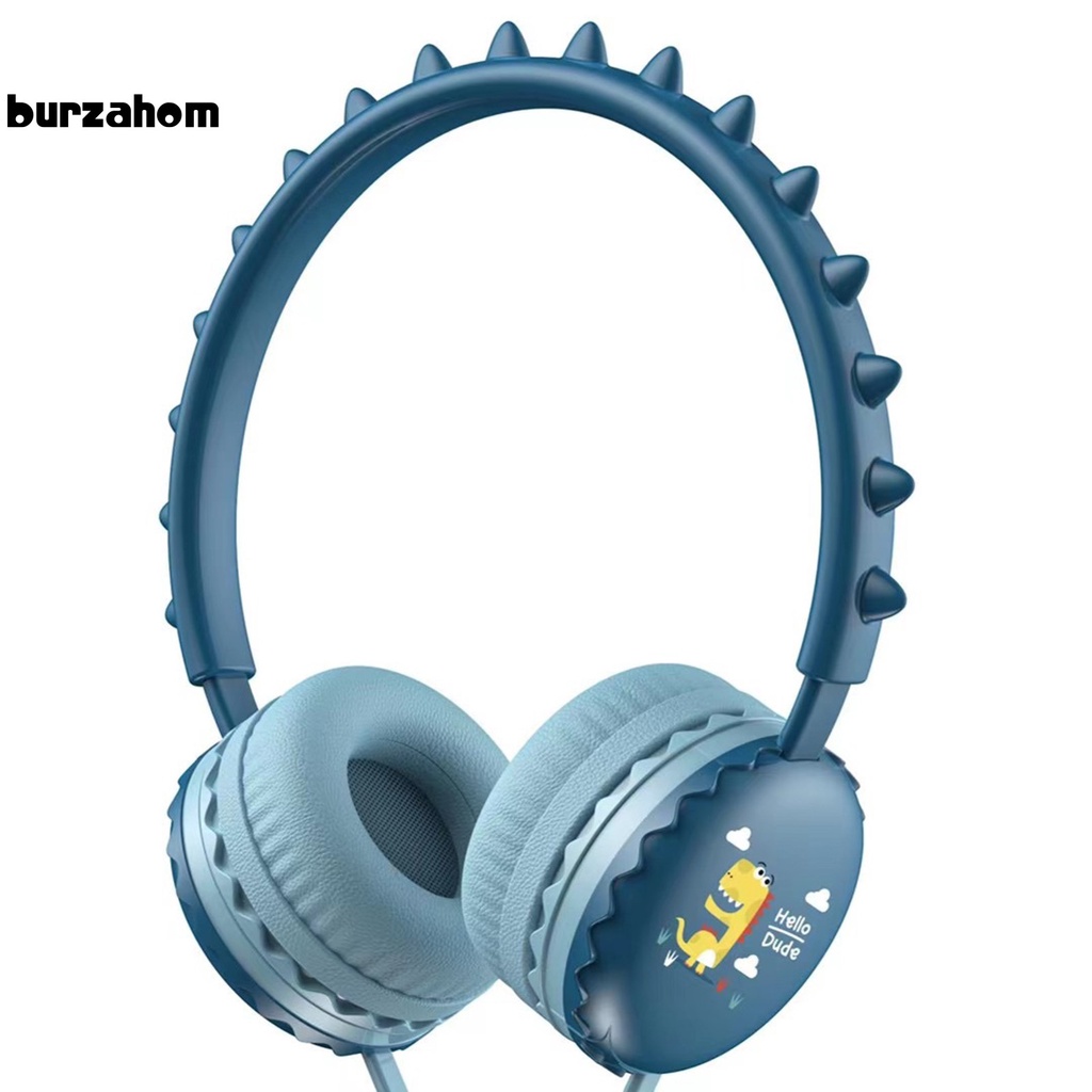 Tai nghe chụp tai có mic họa tiết hoạt hình cho điện thoại