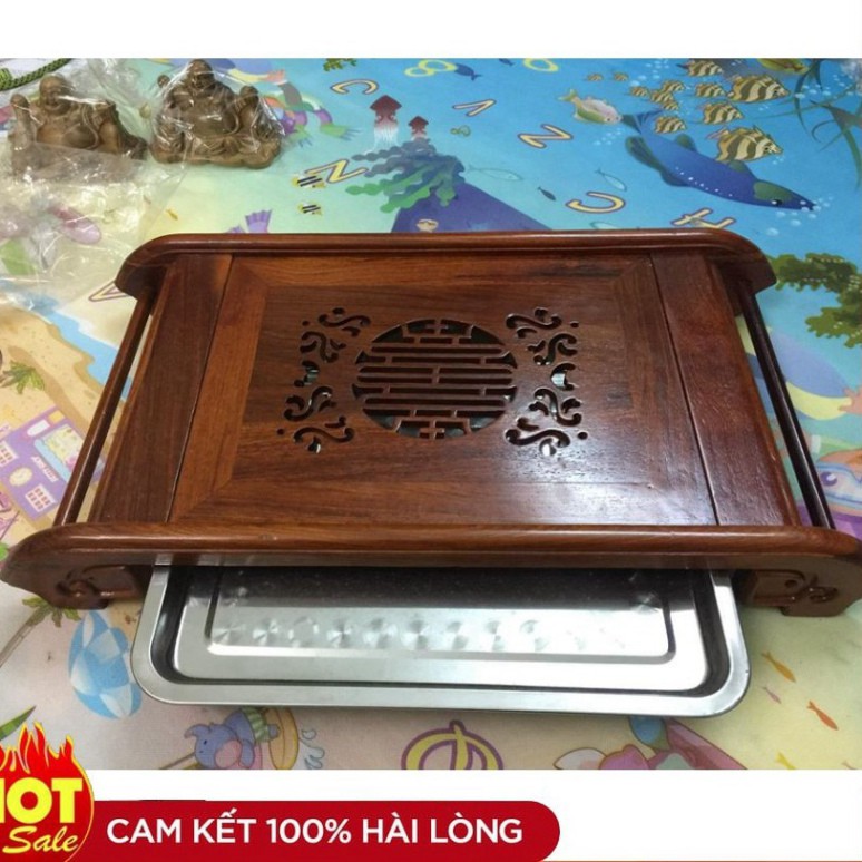 ((SIÊU HOT )) Khay trà cuốn thư làm bằng gỗ hương cao cấp Hàng cao cấp -hàng giá xuất xưởng