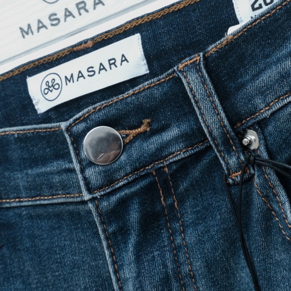 Quần skinny jean Masara dáng ôm màu xanh rêu