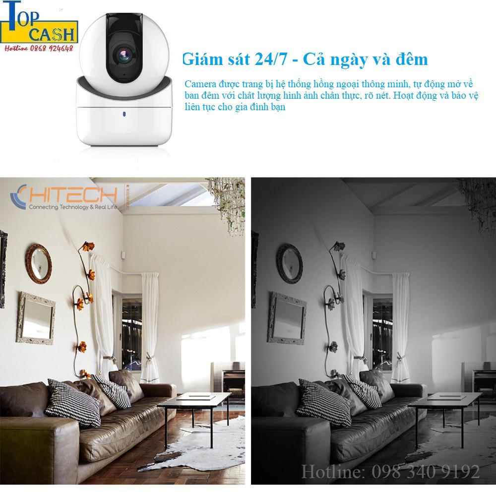 CAMERA KHÔNG DÂY XOAY 360 HIKVISION Q1 2CV2Q01FD-IW