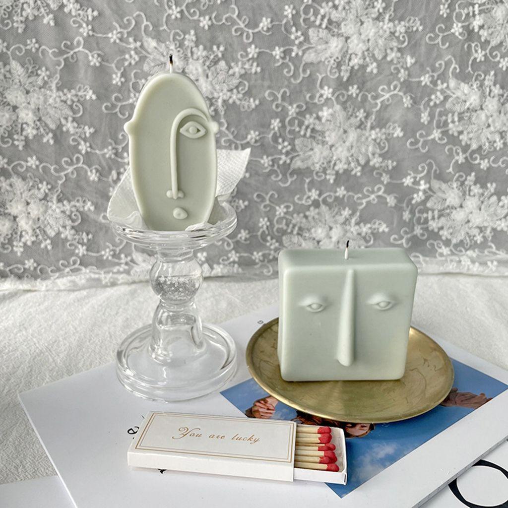 1 Khuôn Làm Nến Hình Chân Dung Sáng Tạo Thời Trang DIY