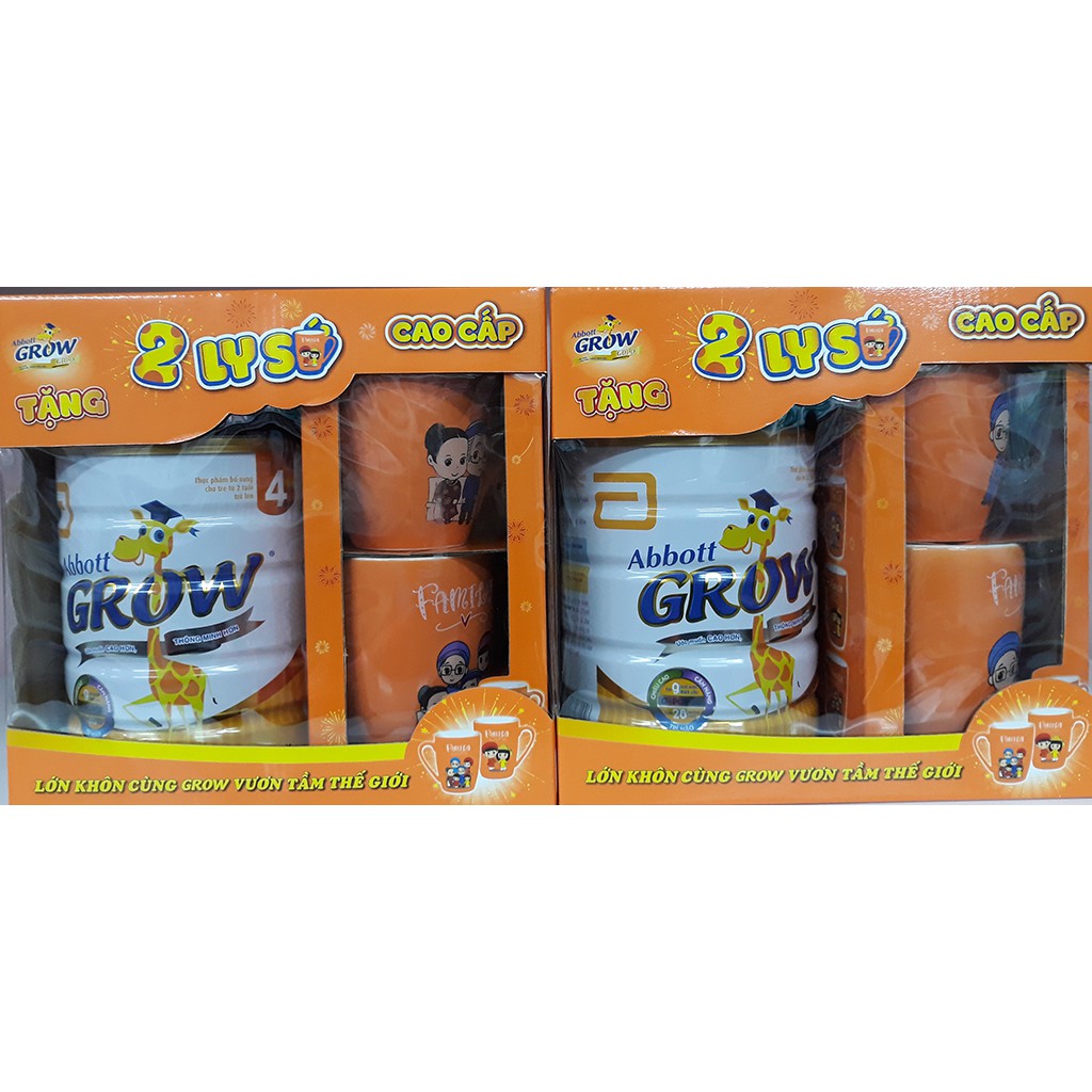 Sữa Abbott Grow 4 900g, trẻ 2 tuổi trở lên phát triển thể chất và trí não