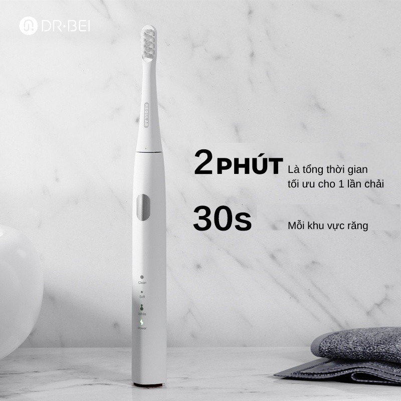 Combo 2 bàn chải Xiaomi DR BEI GY1 làm sạch răng siêu mềm mại BH 12 tháng