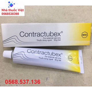 Kem sẹo Contractubex Merz Đức 50g kem mờ sẹo thâm, sẹo lồi, sẹo lõm, sẹo mụn