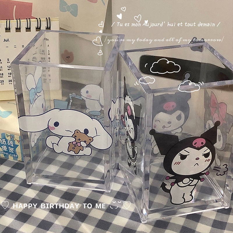 Sticker Dán 10 Hình Lớn Kuromi Melody Cinnamoroll Pompompurin