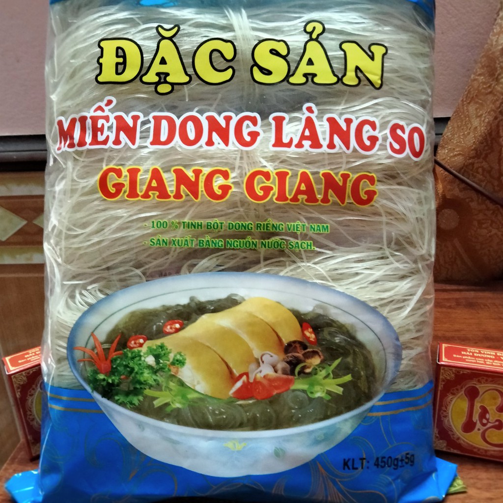 Miến dong làng ❤️FREESHIP❤️ Sạch ko tẩy / Miến dong Nam Định nhà làm cực ngon 450gram