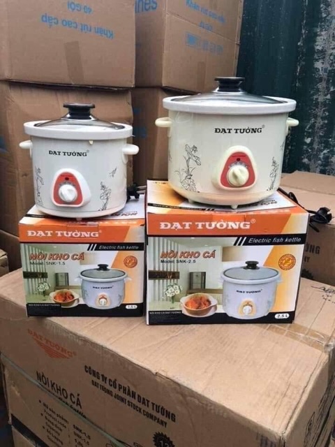 Nồi hầm cháo kho cá, thịt, nồi hầm chậm Đạt Tường dung tích 2.5L
