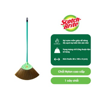 Chổi quét nhà Scotch Brite 3M đa năng, cao cấp với sợi nylon siêu bền