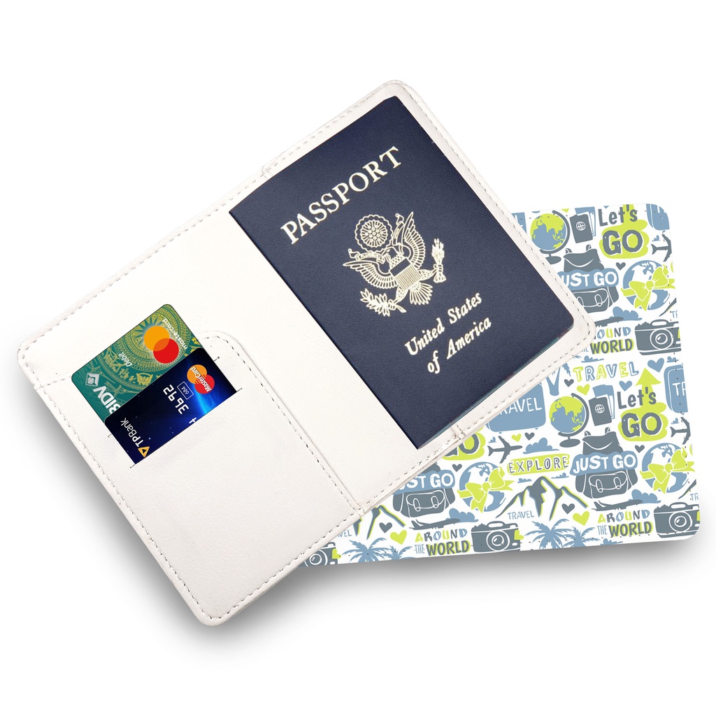 Bao Da Hộ Chiếu/Passport Du Lịch Nam - Nữ  JUST GO TRAVEL - PPT081 STORMBREAKER