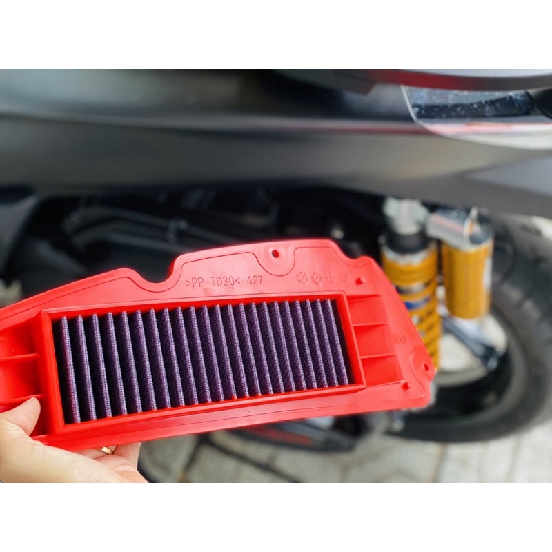 Lọc gió đỏ độ cho Sh350i