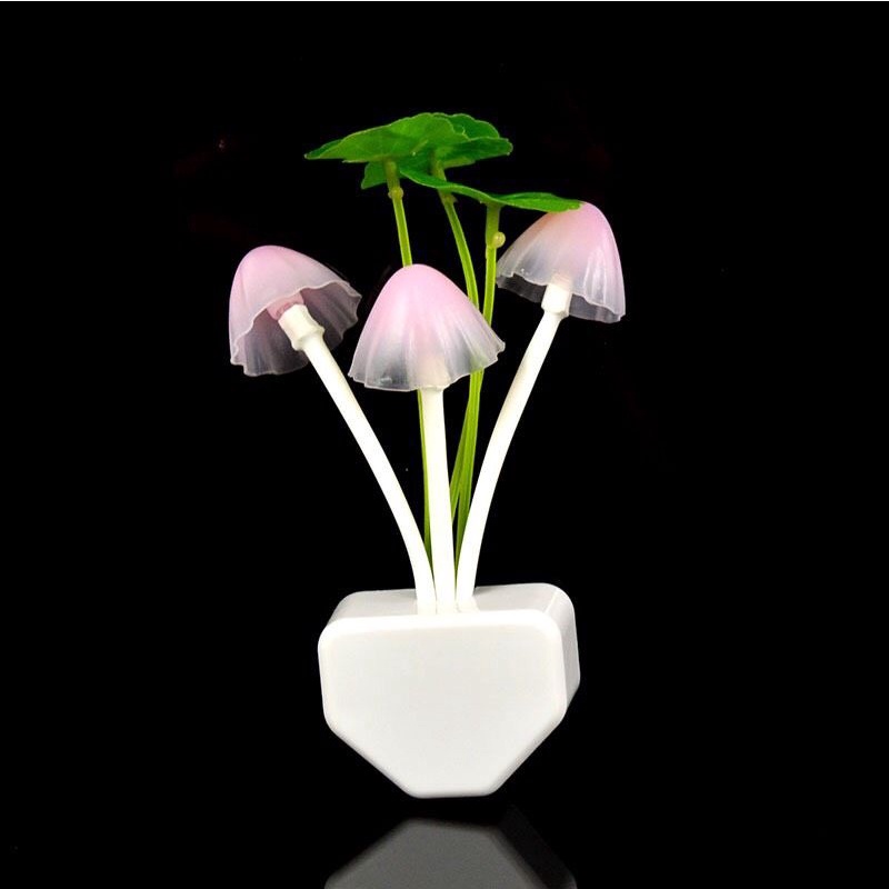 Đèn Ngủ Nấm Cảm Ứng Ánh Sáng Đổi Màu T2
