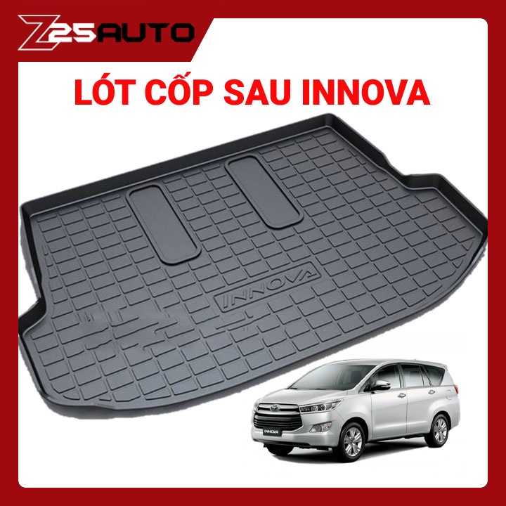 Lót cốp sau ô tô Toyota Innova 2012-2018 2019 2020 2021 2022 nhựa dẻo cao cấp siêu bền