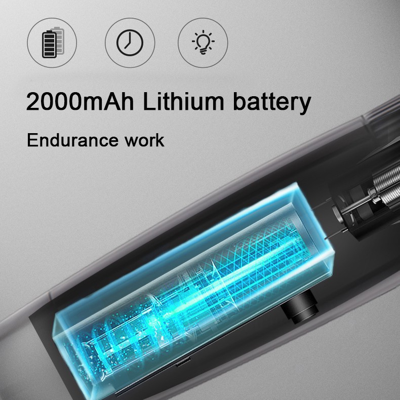 ∋﹍ↂTông đơ Xiaomi Riwa chuyên nghiệp dùng pin Lithium với lưỡi thép gốm mỏng chống thấm nước 100-240V cho nam và t
