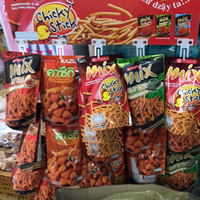 Combo 17 gói bim mix Thái Lan đủ các vị