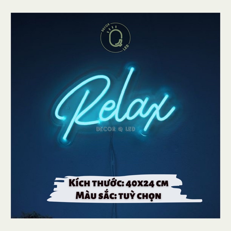 Đèn Led Neon chữ RELAX