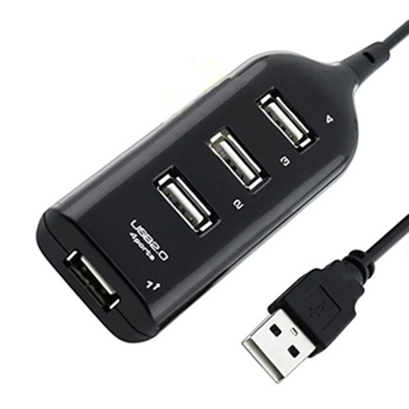 Hub Tốc Độ Cao Chia USB Từ 1 Thành 4 Cổng