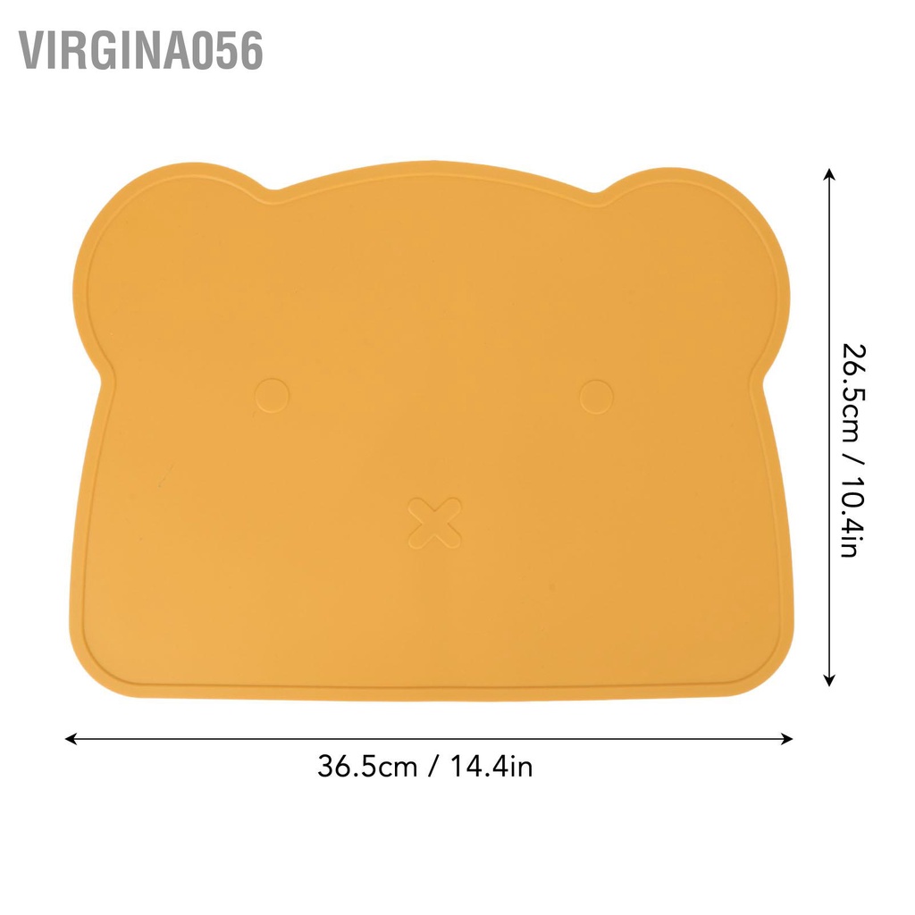 Virgina056 Silicone Placemat dày cách nhiệt Cách chống trơn trượt mềm đàn hồi chịu cho nhà hàng khách sạn