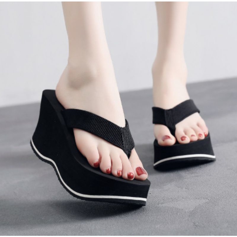 Dép kẹp xốp đế xuồng quai dù lượn sóng 10f