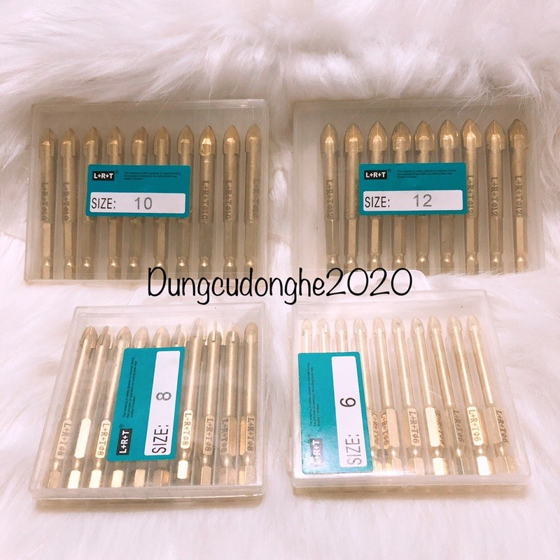 MŨI KHOAN ĐA NĂNG (TƯỜNG, GẠCH, BÊ TÔNG)  ĐUÔI LỤC GIÁC 6mm,8mm,10mm,12mm (Lẻ)