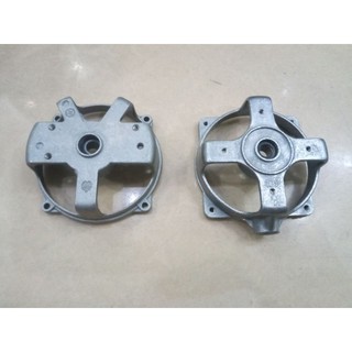 Chụp nhôm motor quạt không răng bán theo bộ trước sau