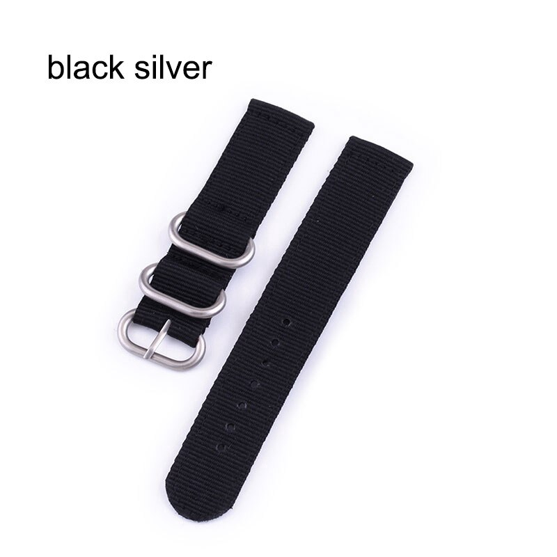18 20 22 24mm Nylon Watch Strap Watch Accessories High Quality Watch Band Watchbands