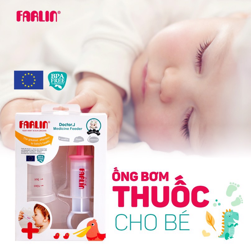 Dụng Cụ Cho Bé Uống Thuốc Farlin (CHÍNH HÃNG) CHO BÉ (BF-19103)