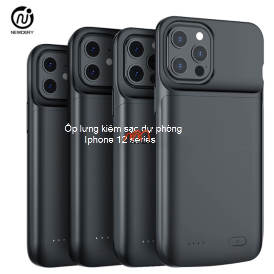 Ốp lưng kiêm sạc dự phòng iPhone 12 mini - 4700mAh hiệu Newdery