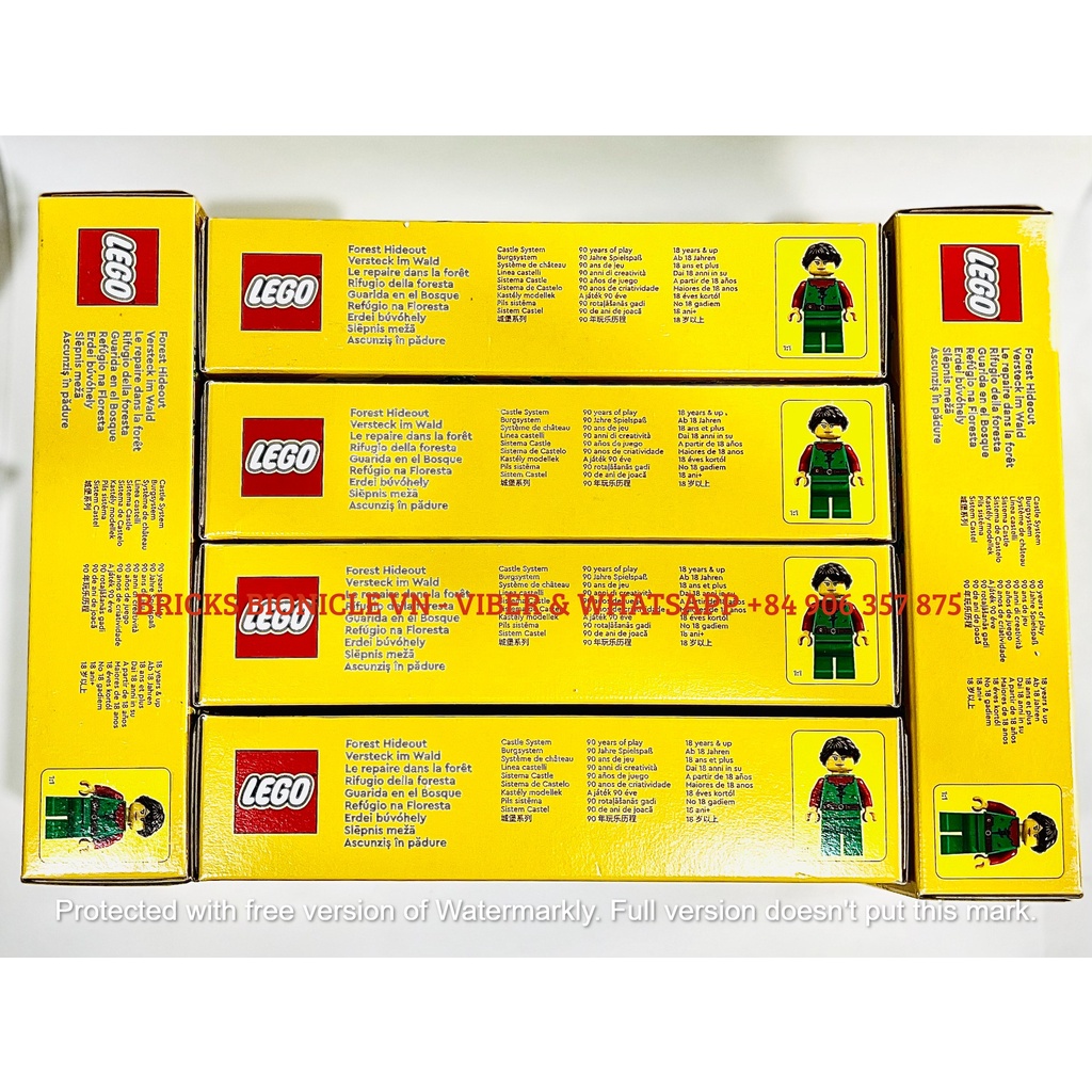 LEGO SYSTEM - ĐỒ CHƠI XẾP HÌNH LEGO CASTLE SYSTEM - 40567 FOREST HIDEOUT - KHU RỪNG BÍ ẨN